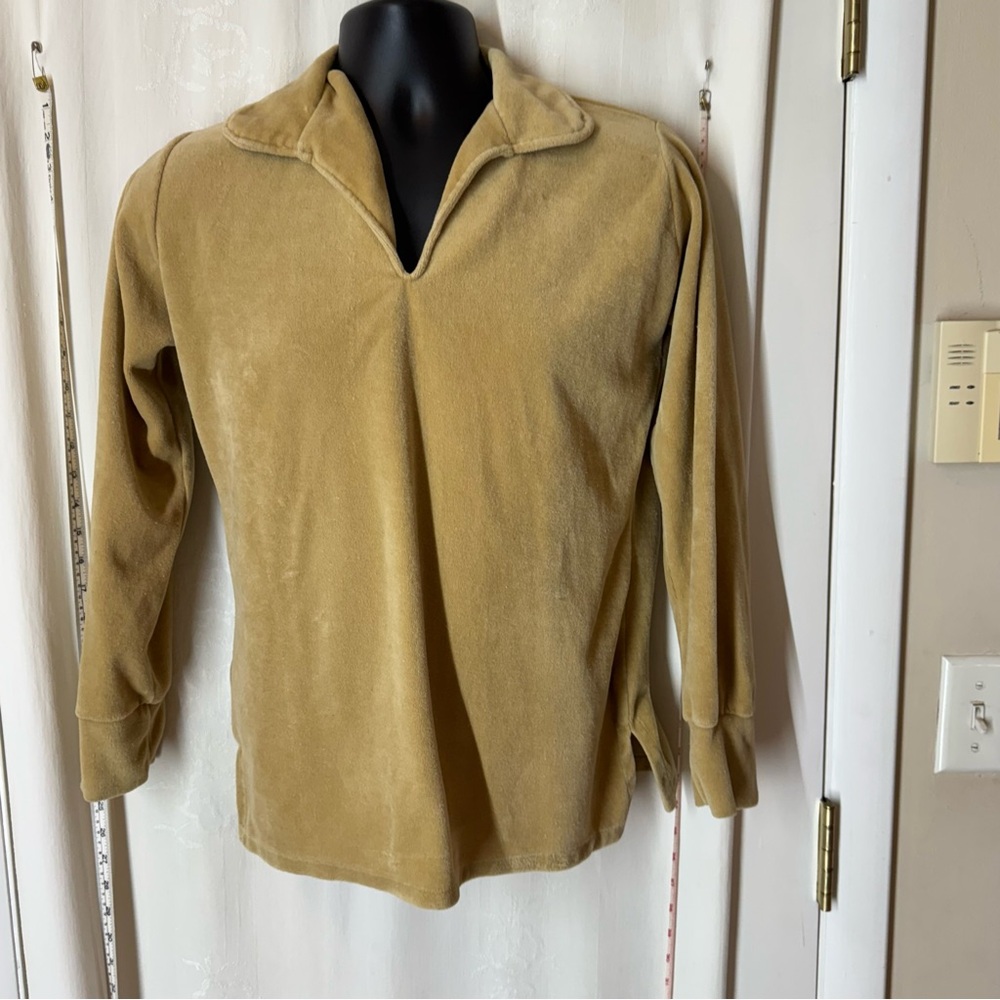Vintage Chris Ann Originals Velour Pullover